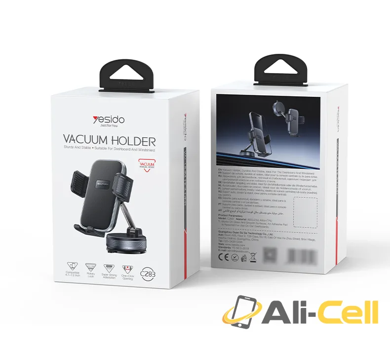 C283 Vacuum Suction Cup Car Phone Holder — 2