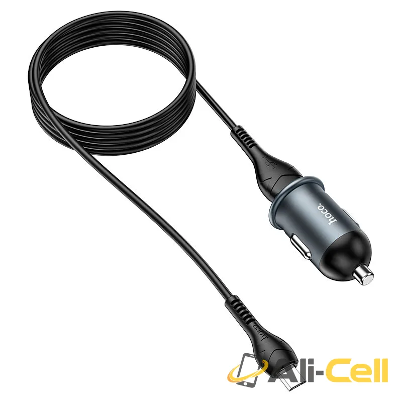 Car charger “Z43 Mighty” QC3.0 set with cable (Z43 Set Usb Tc Metal Gray, Set With Type C Cable) — 4