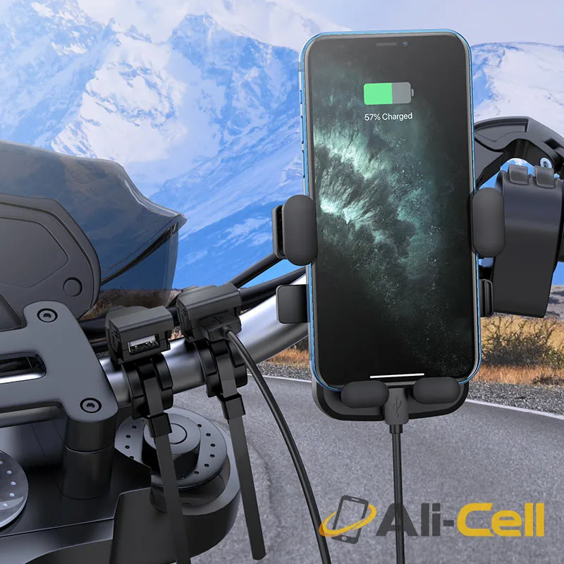 Motorcycle charger “Z45A” dual port (Z45a Black) — 6