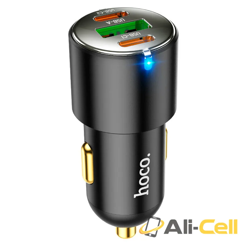 Car charger “NZ6” PD45W set with cable (Nz6 Black, Single)