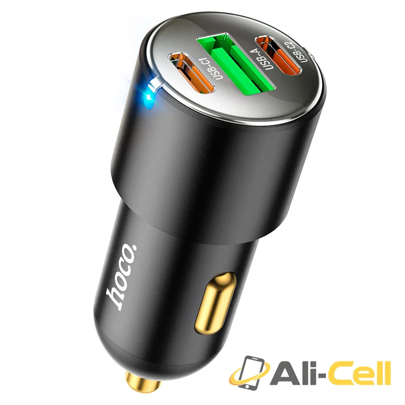 Car charger “NZ6” PD45W set with cable (Nz6 Black, Single) — 2