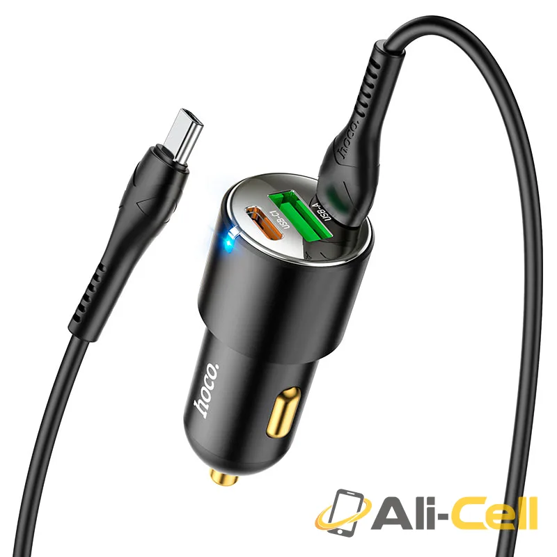 Car charger “NZ6” PD45W set with cable (Nz6 Black, Single) — 4
