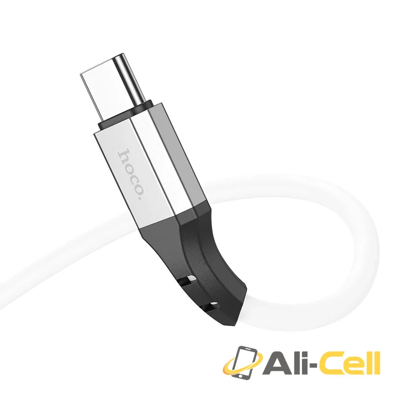 Cable Type-C to Type-C “X86 Spear” 60W charging data sync (X86 60w Tc Tc White, 1.0m) — 3