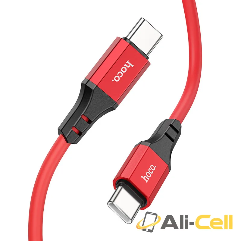 Cable Type-C to Type-C “X86 Spear” 60W charging data sync (X86 60w Tc Tc Black, 1.0m) — 2