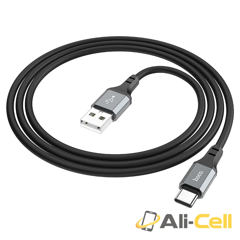 Cable USB to Type-C “X86 Spear” silicone charging data sync (X86 Usb Tc Red, 1.0m) — 3