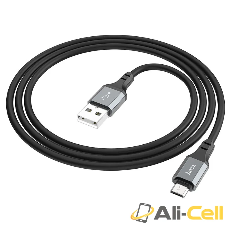 Cable USB to Micro-USB “X86 Spear” silicone charging data sync (X86 Usb Musb Red, 1.0m) — 3