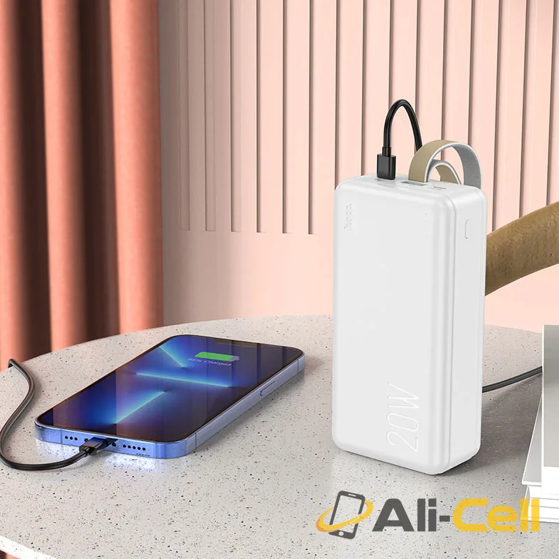 Power bank “J87B Tacker” PD20W + QC3.0 30000mAh (J87b White) — 5
