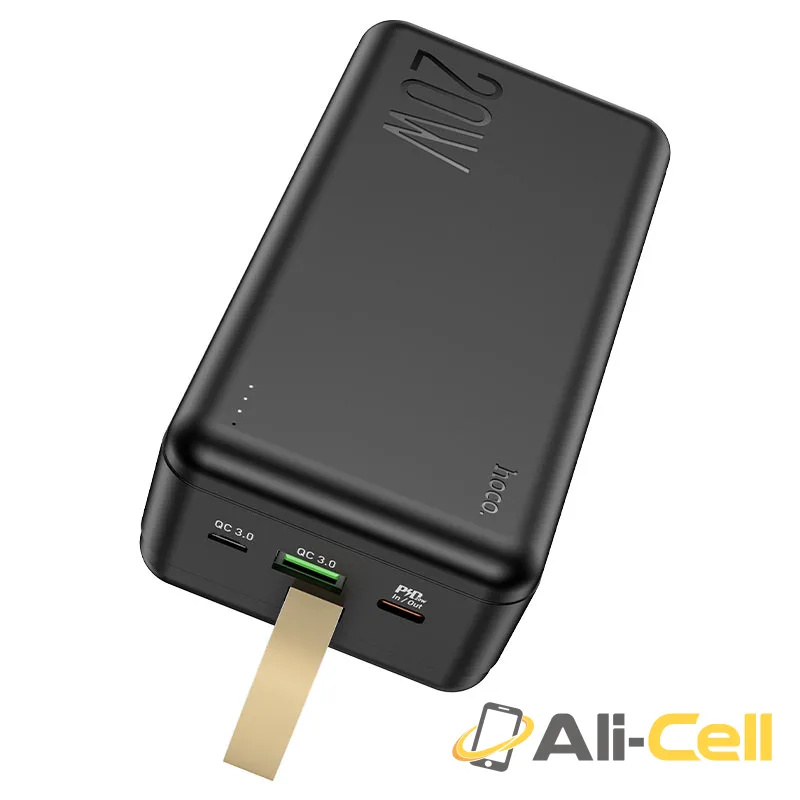 Power bank “J87B Tacker” PD20W + QC3.0 30000mAh (J87b Black) — 3
