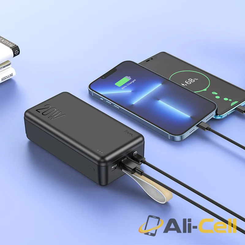 Power bank “J87B Tacker” PD20W + QC3.0 30000mAh (J87b Black) — 5