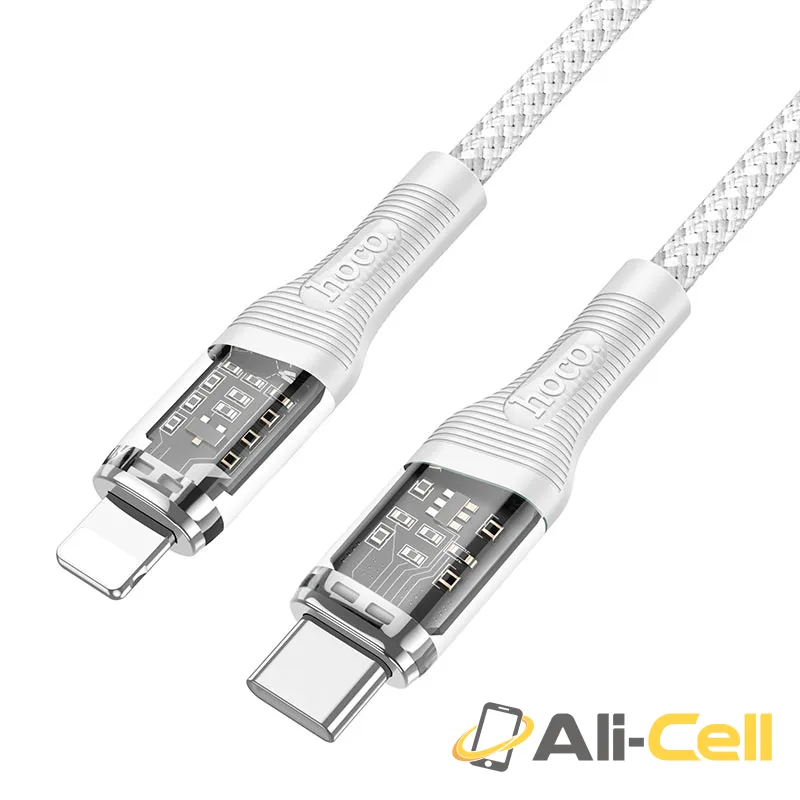 Cable Type-C to Lightning “U111 Transparent Discovery Edition” PD (U111 Pd Tc Ltn Gray, 1.2m)