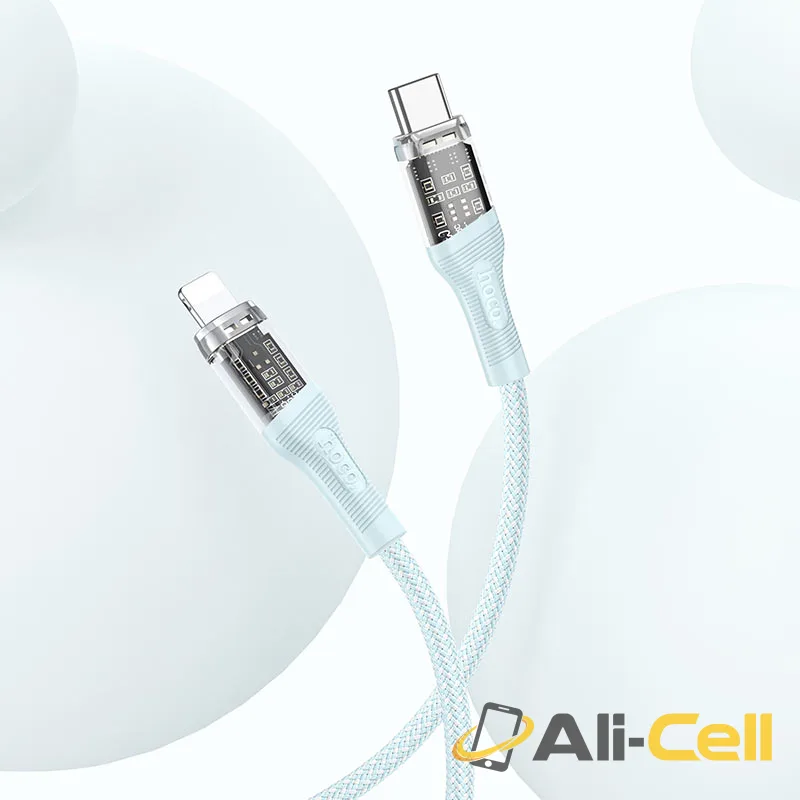 Cable Type-C to Lightning “U111 Transparent Discovery Edition” PD (U111 Pd Tc Ltn Gray, 1.2m) — 6