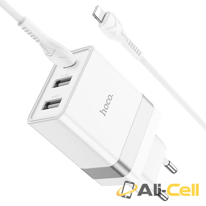 Wall charger “N21 Pro Tourer” PD30W EU set with cable (N21 Pro Set Tc Ltn White, Set With Type C To Lightning Cable) — 4