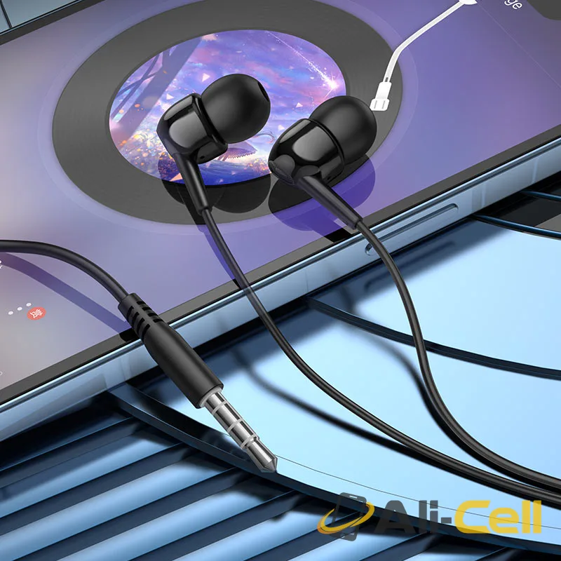 Wired earphones 3.5mm “M99 Celestial” with mic (M99 White) — 5