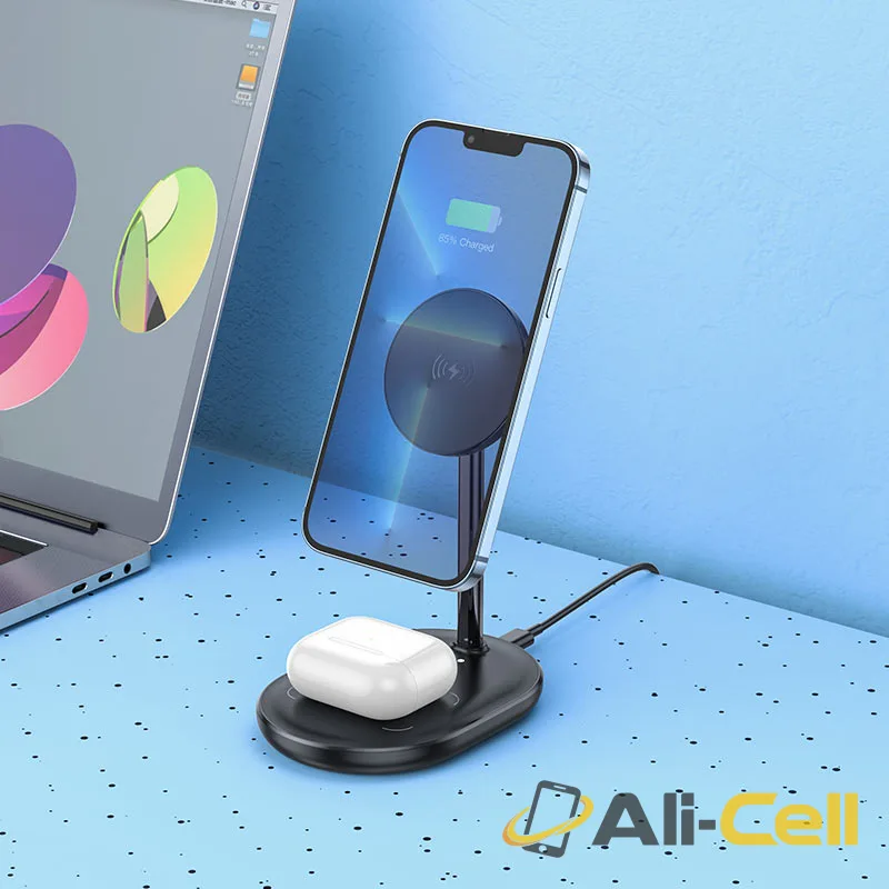 Tabletop wireless charging holder “CW40 Noble” magnetic (Cw40 Black) — 5