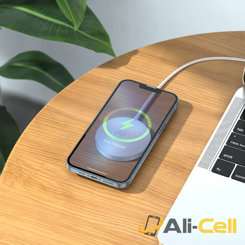 Wireless charger “CW41 Delight” 15W magnetic (Cw41 Black) — 5
