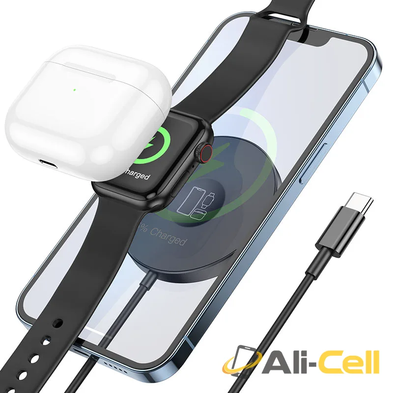 Wireless charger “CW41 Delight” 15W magnetic (Cw41 White) — 2