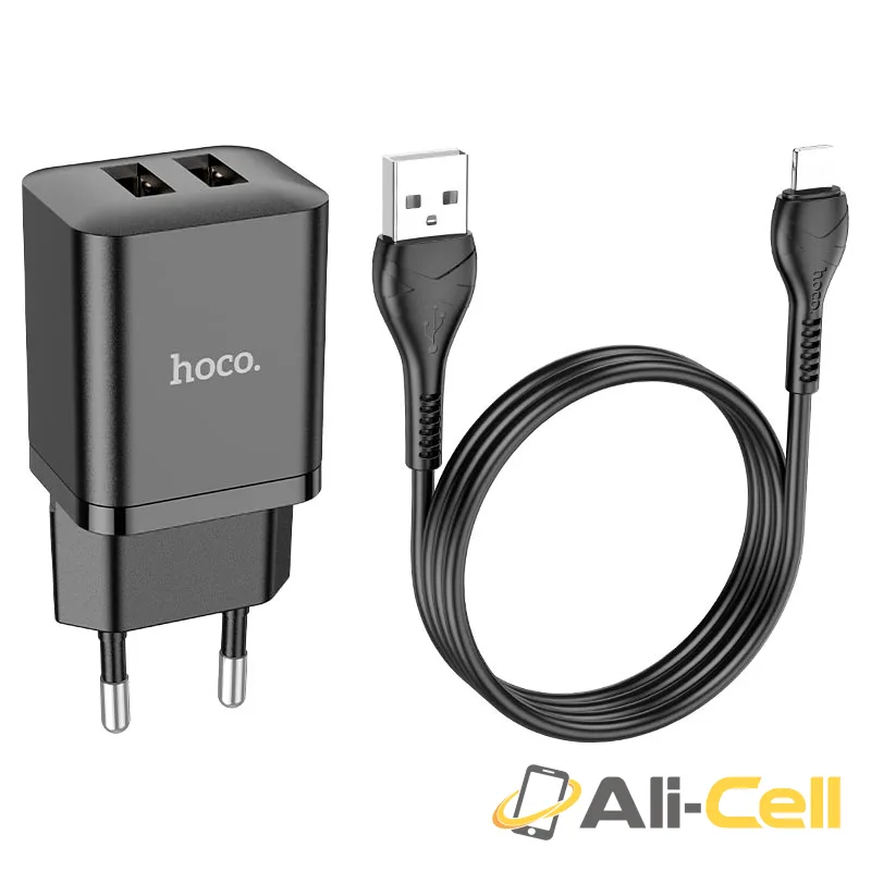 Wall charger “N25 Maker” EU set with cable (N25 Set Usb Musb White, Set With Micro Usb Cable) — 4
