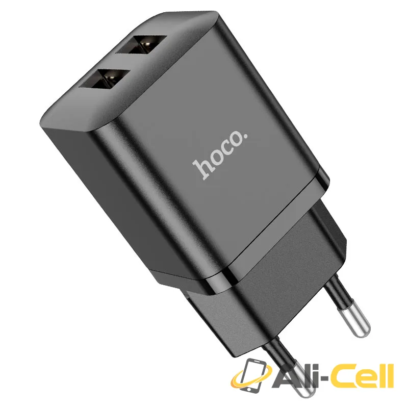 Wall charger “N25 Maker” EU set with cable (N25 White, Single) — 2