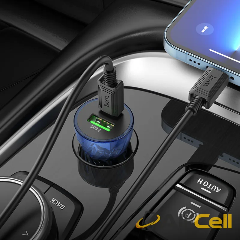 Car charger “Z47A Transparent Discovery Edition” PD30W+QC3.0 set (Z47a Set Tc Tc Transparent Black, Set With Type C To Type C Cable) — 5