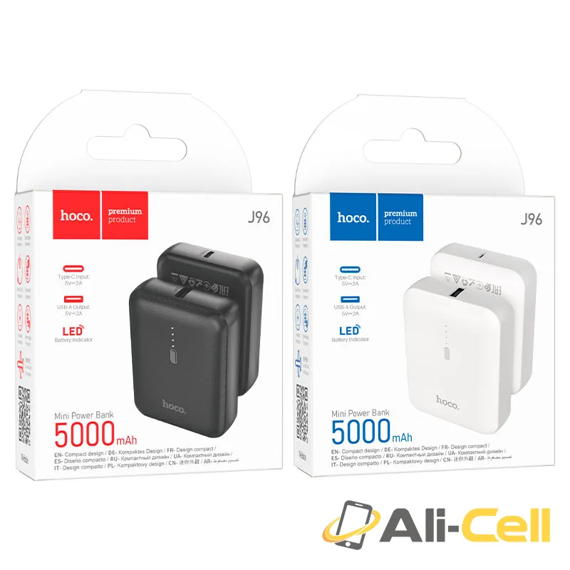 Power bank “J96 Strider” 5000mAh (J96 Black) — 7