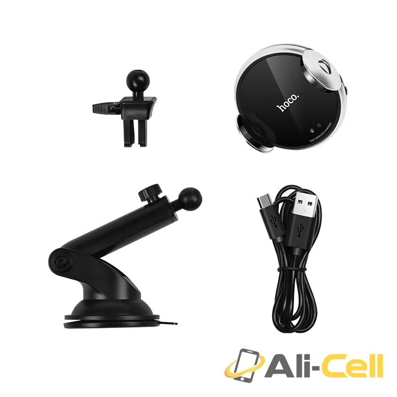 Car wireless charger «CA48» air outlet and dashboard mount — 4