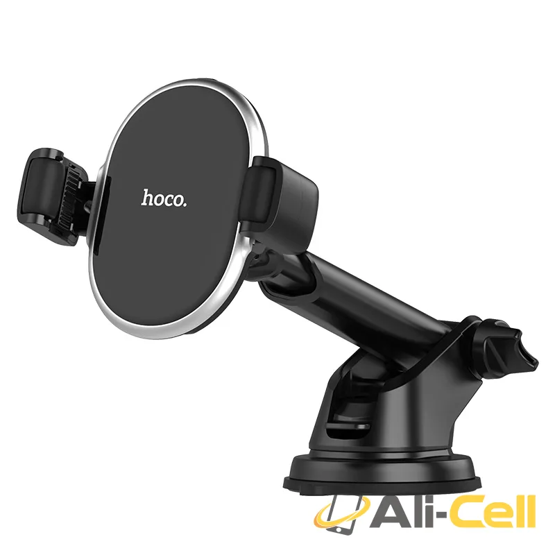 Car wireless charger “S12 Rich power” dashboard suction base (S12 Black Silver) — 2