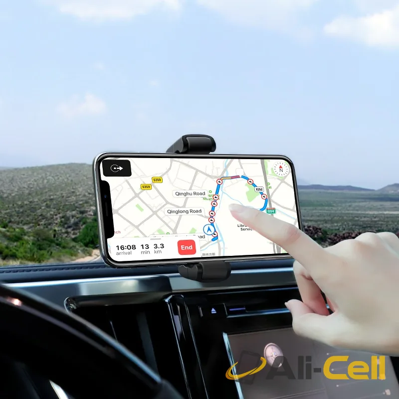 Car wireless charger “S12 Rich power” dashboard suction base (S12 Black Silver) — 6