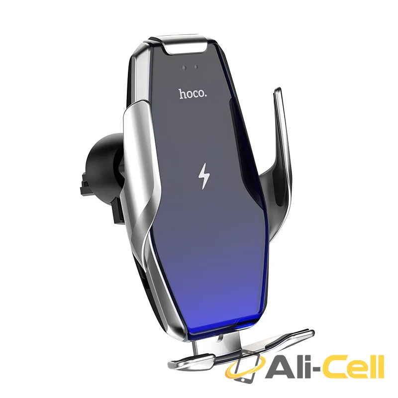 Car wireless charger “S14 Surpass” for dashboard and air outlet (S14 Silver) — 2