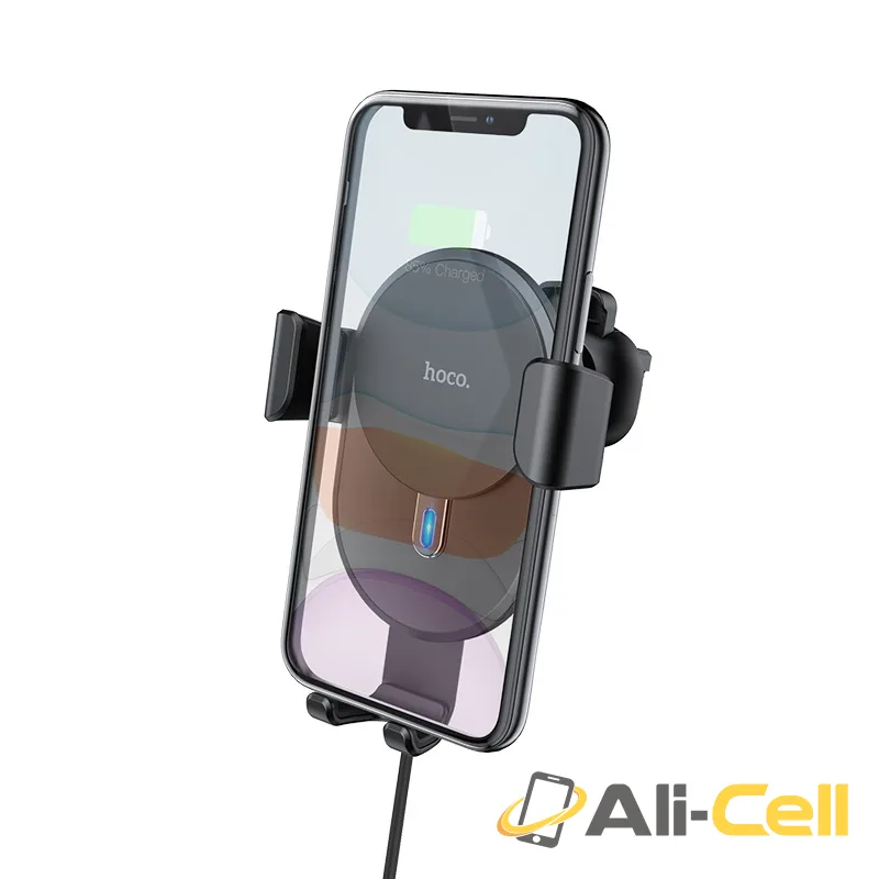 Car wireless charger “CW25 Delight” for air outlet (Cw25 Black) — 3