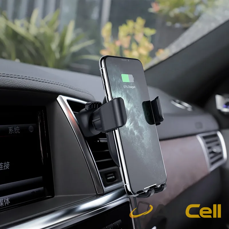 Car wireless charger “CW25 Delight” for air outlet (Cw25 Black) — 5