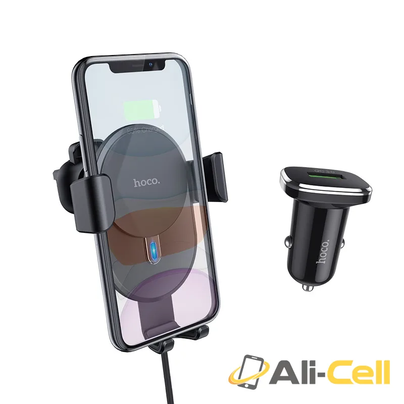 Car wireless charger “CW25 Delight” set with QC3.0 charger — 3