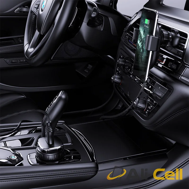 Car wireless charger “CW25 Delight” set with QC3.0 charger — 5