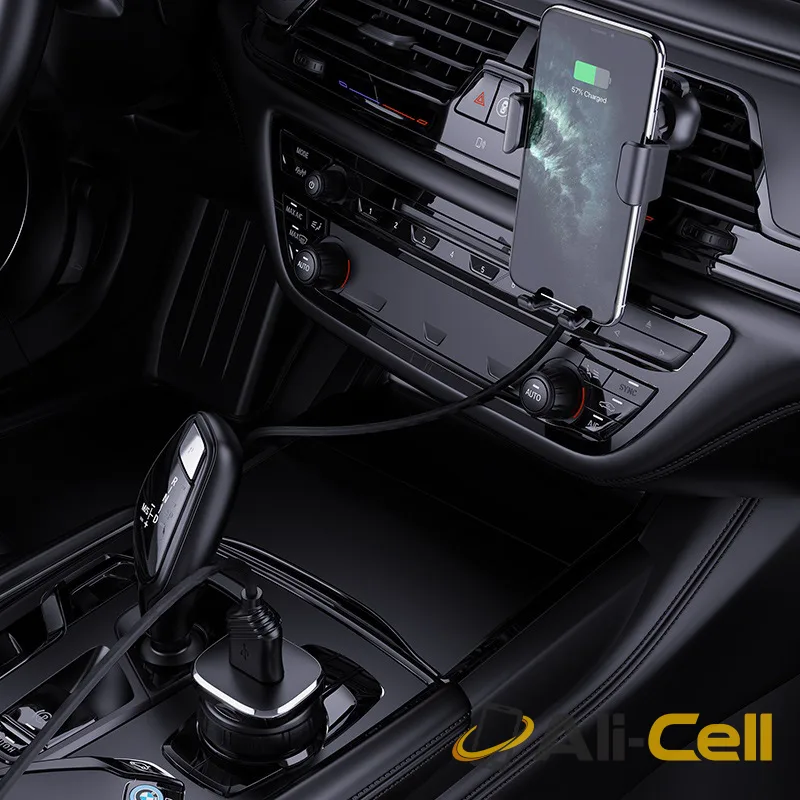 Car wireless charger “CW25 Delight” set with QC3.0 charger — 6