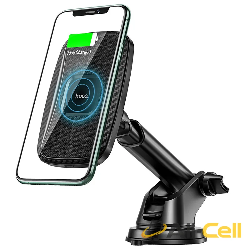 Car wireless charger “CA75 Magnetic” dashboard and air outlet (Ca75 Black) — 2