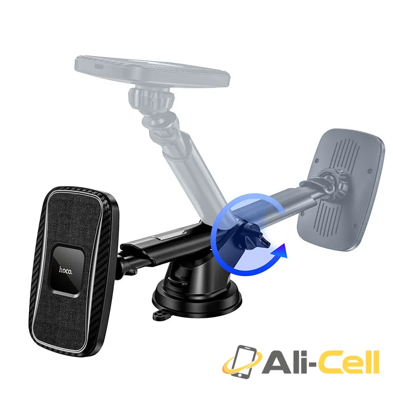 Car wireless charger “CA75 Magnetic” dashboard and air outlet (Ca75 Black) — 3