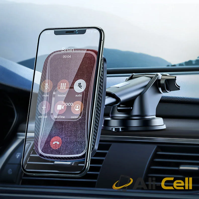 Car wireless charger “CA75 Magnetic” dashboard and air outlet (Ca75 Black) — 5