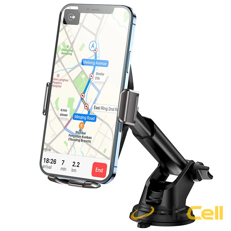 Car wireless charger “S45 Energia” for dashboard and air outlet (S45 Metal Gray) — 4