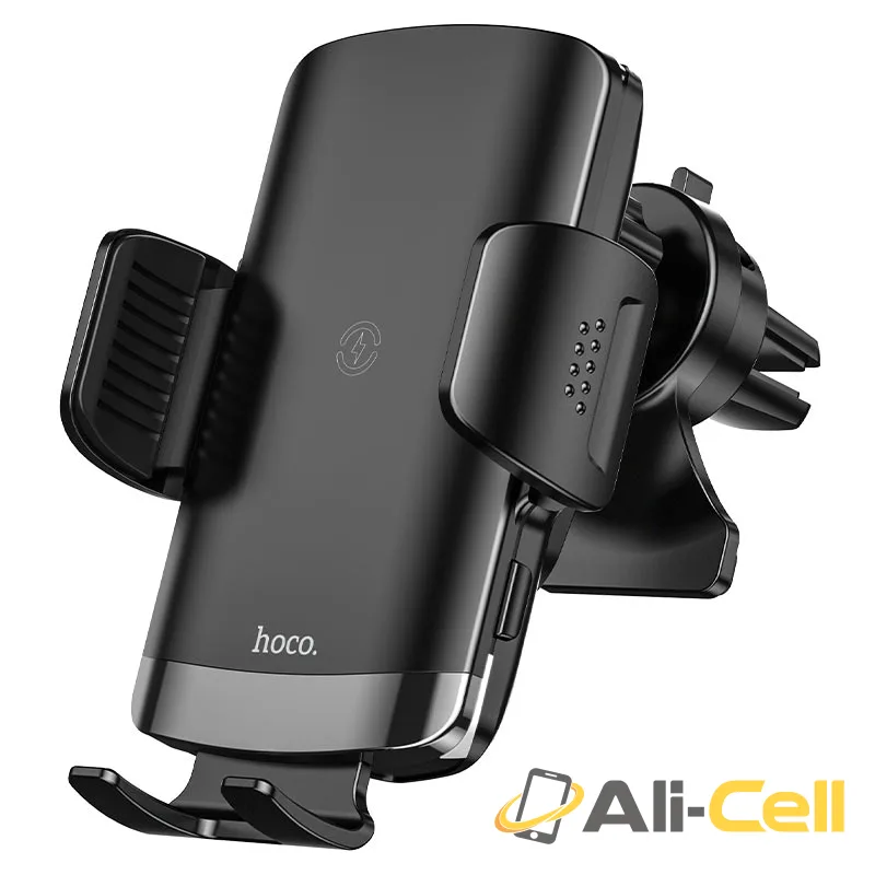 Car wireless charger “CA84 Avangard” for air outlet and dashboard (Ca84 Black) — 2