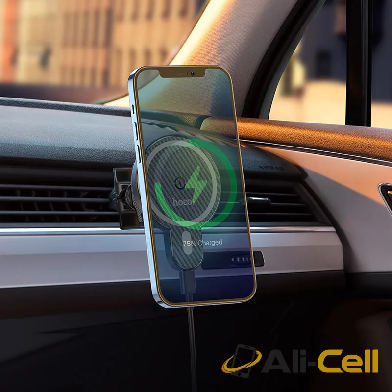 Car wireless charger “CA85 Ultra-fast” magnetic for air outlet (Ca85 Black) — 6