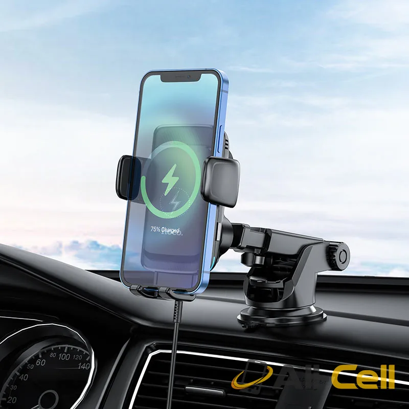 Car wireless charger “S35 Smart alignment” for dashboard and air outlet (S35 Black) — 5