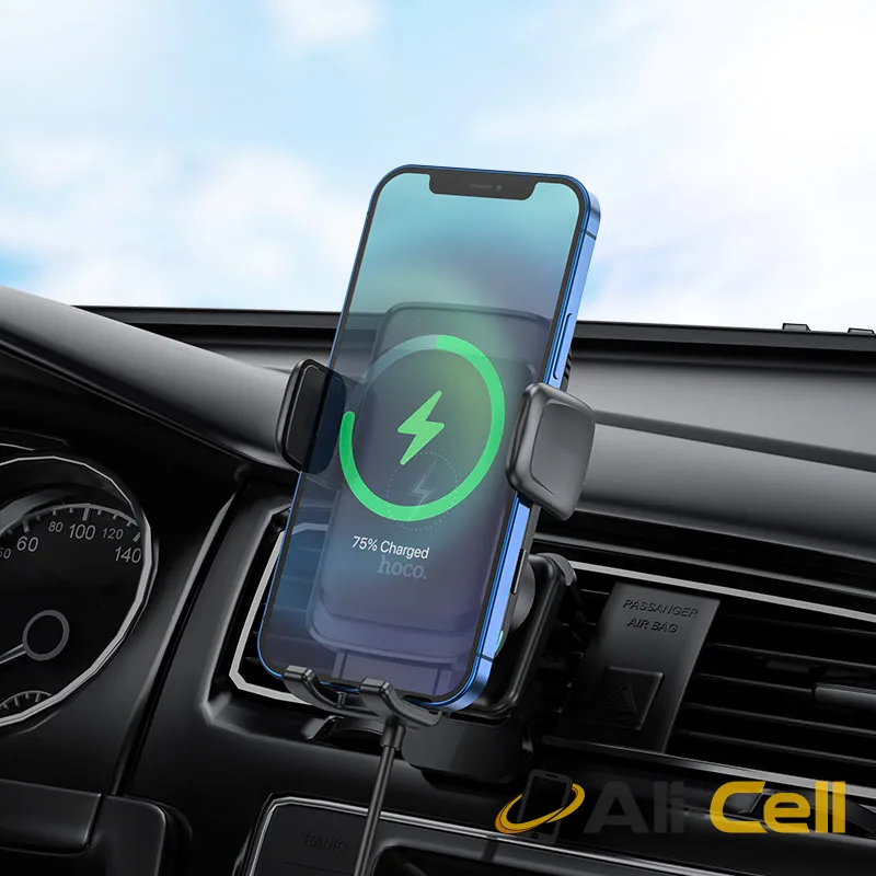 Car wireless charger “S35 Smart alignment” for dashboard and air outlet (S35 Black) — 6