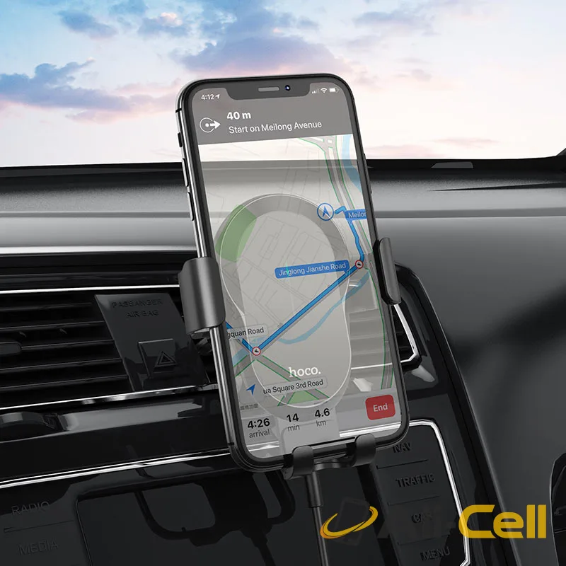Car wireless charger “CA105 Guide” for air outlet (Ca105 Black) — 6