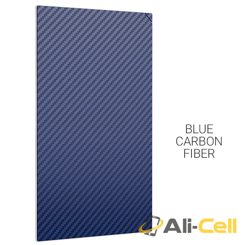 Back film series GB002 for smart film cutting machine set 20pcs (Gb002 20pcs Blue Carbon Fiber)