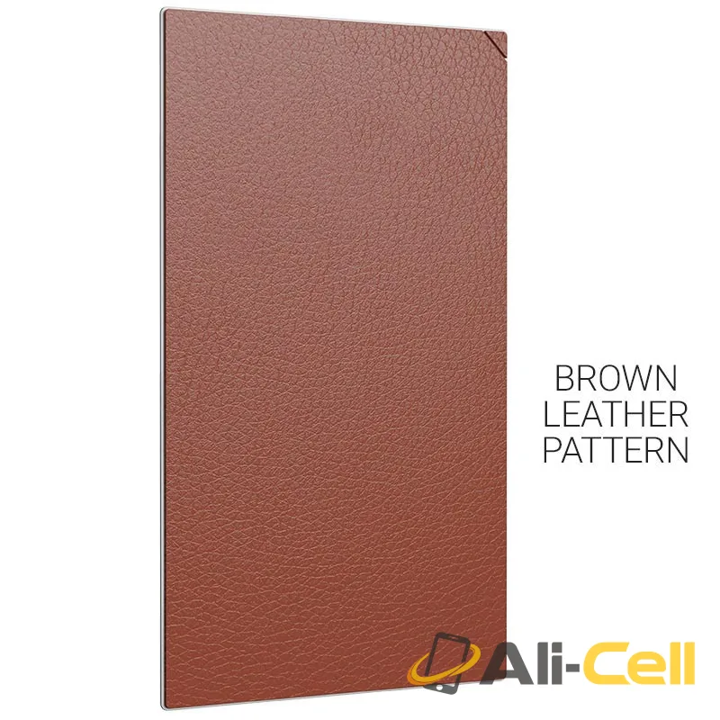 Back film series GB003 for smart film cutting machine set 20pcs (Gb003 20pcs Brown Leather Pattern)