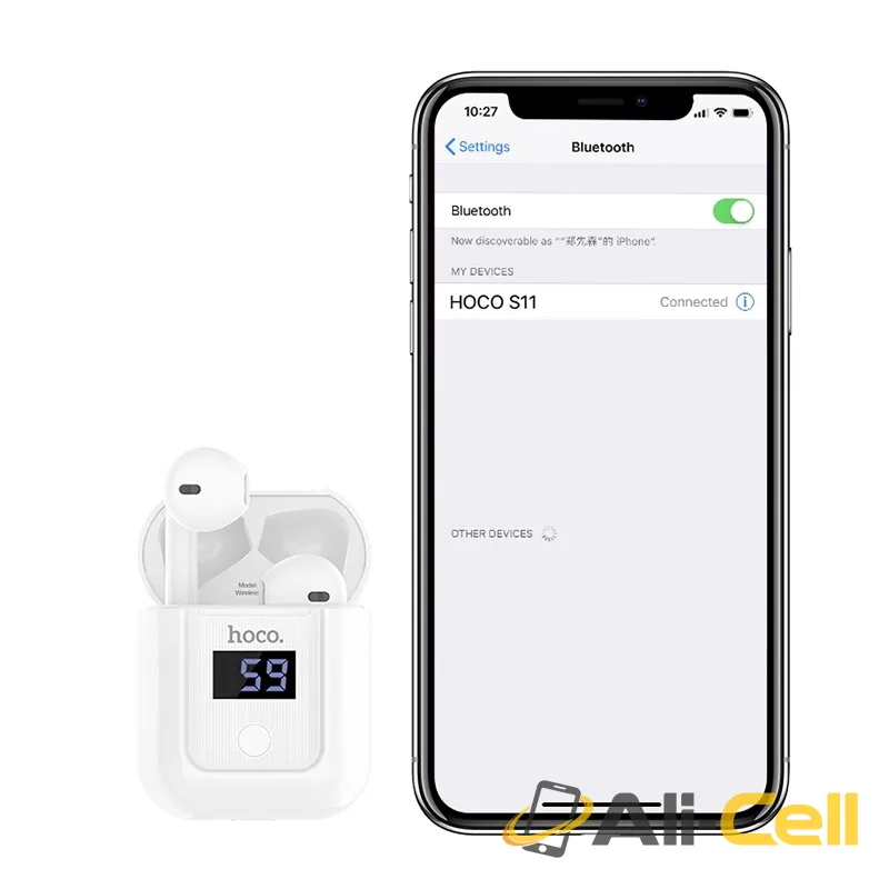 Wireless headset “S11 Melody” with charging case (S11 Black) — 4