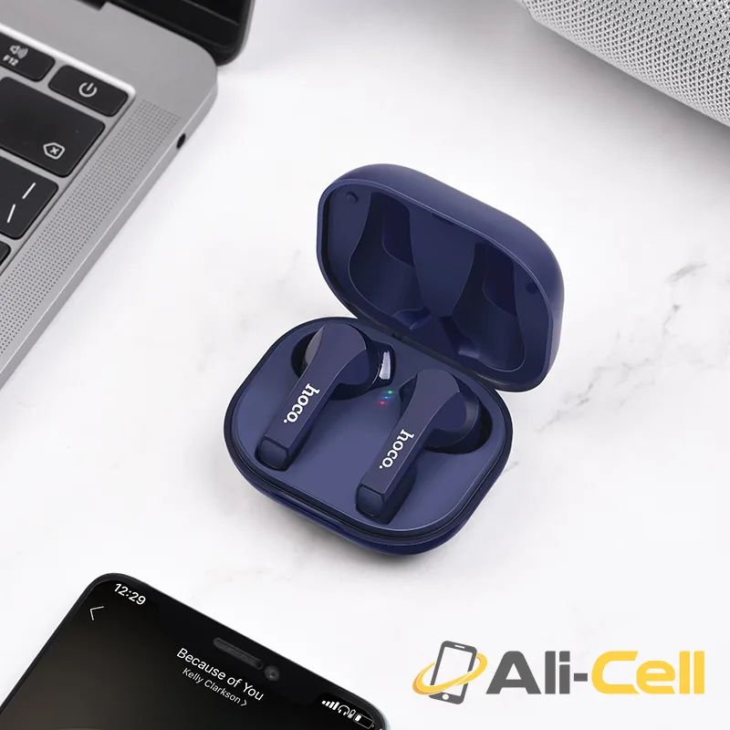 Wireless headset “ES34 Pleasure” with charging case (Es34 Black) — 6