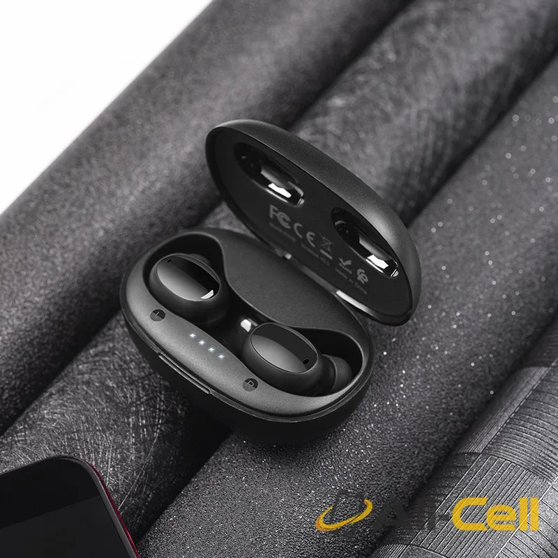 Wireless headset “ES35 Breezy” with charging case (Es35 Black) — 6