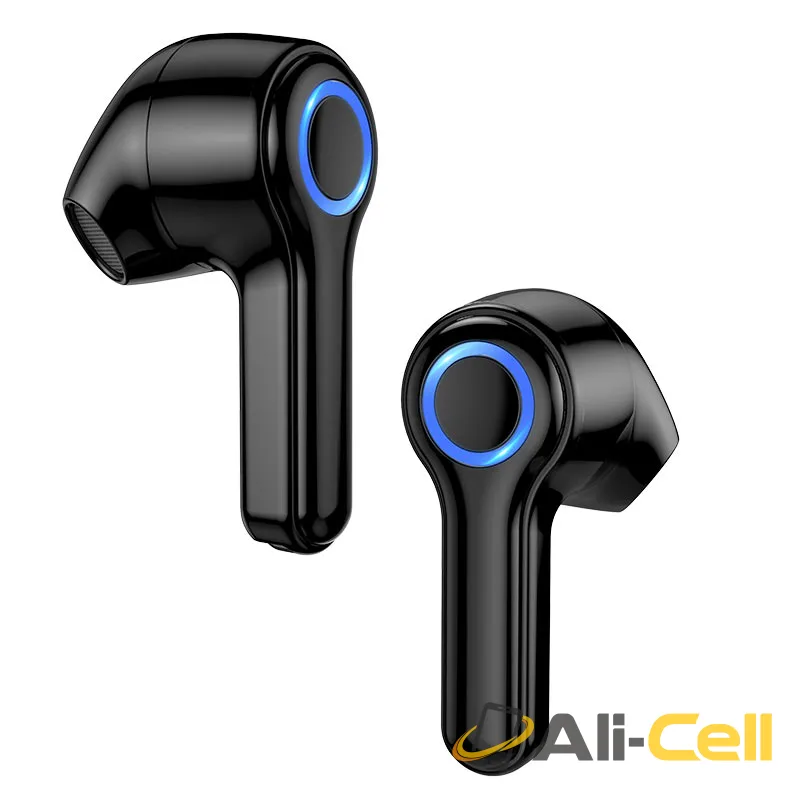 Wireless headset “ES45 Harmony sound” TWS with charging case (Es45 Black) — 3