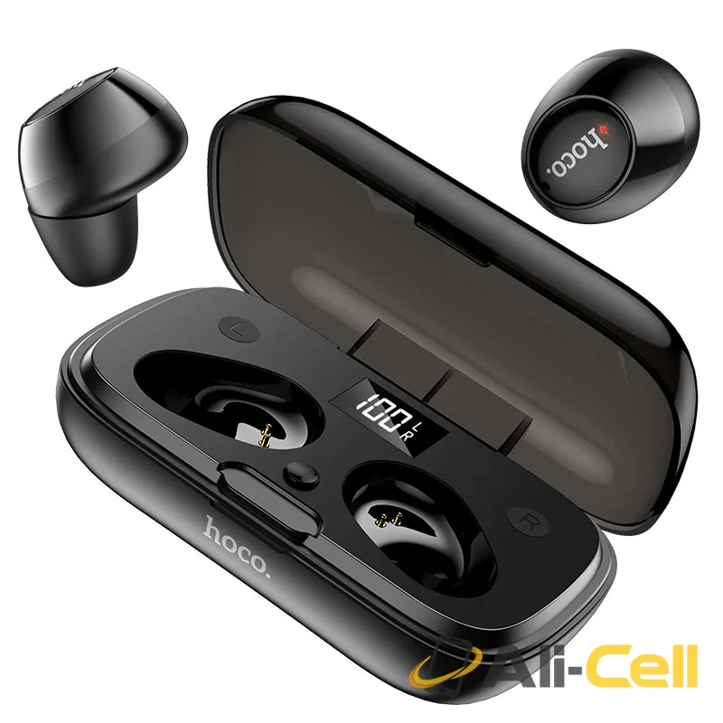 Wireless headset “ES52 Delight” TWS with charging case (Es52 Black) — 2