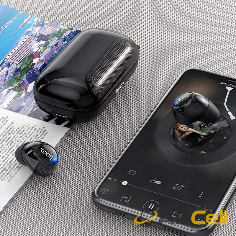 Wireless headset “ES52 Delight” TWS with charging case (Es52 Black) — 5